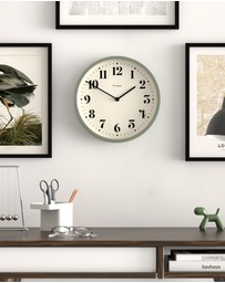 Newgate - Newgate Number Four Wall Clock Matte Asparagus Green