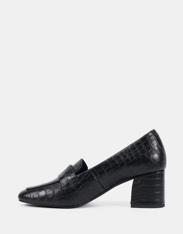 Clarks - Winslet Black Croc