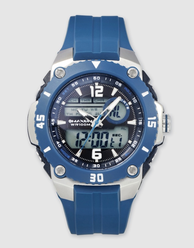 Maxum - Maverick Blue Ana Digi Watch