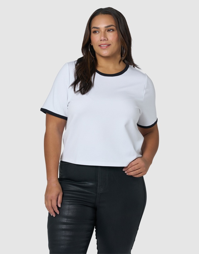 Sunday In The City - Luxe Contrast Tee