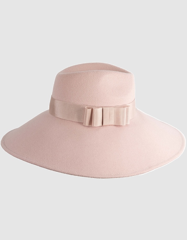 Max Alexander - Wide Brim Pink Winter Hat
