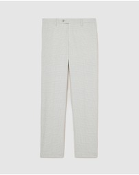 Politix - Prince Of Wales Check Tailored Suit Pant