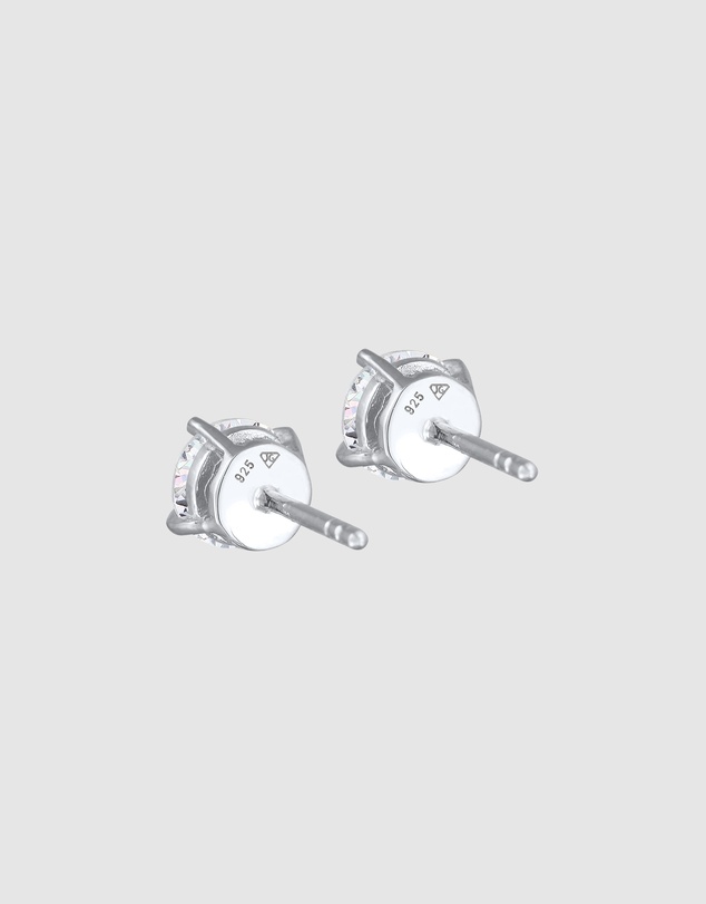 Kuzzoi - ICONIC EXCLUSIVE - Crystal Stud Earrings in 925 Sterling Silver