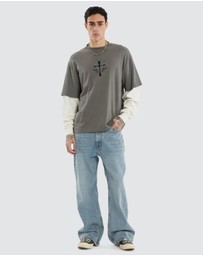 Kiss Chacey - Lithium Layered Waffle LS Tee