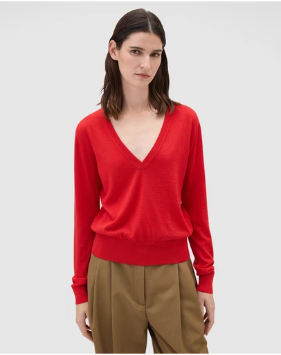 Oroton - Deep V-Knit