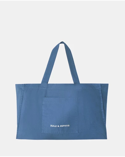 Zulu & Zephyr - Denim Cotton Canvas Tote Bag