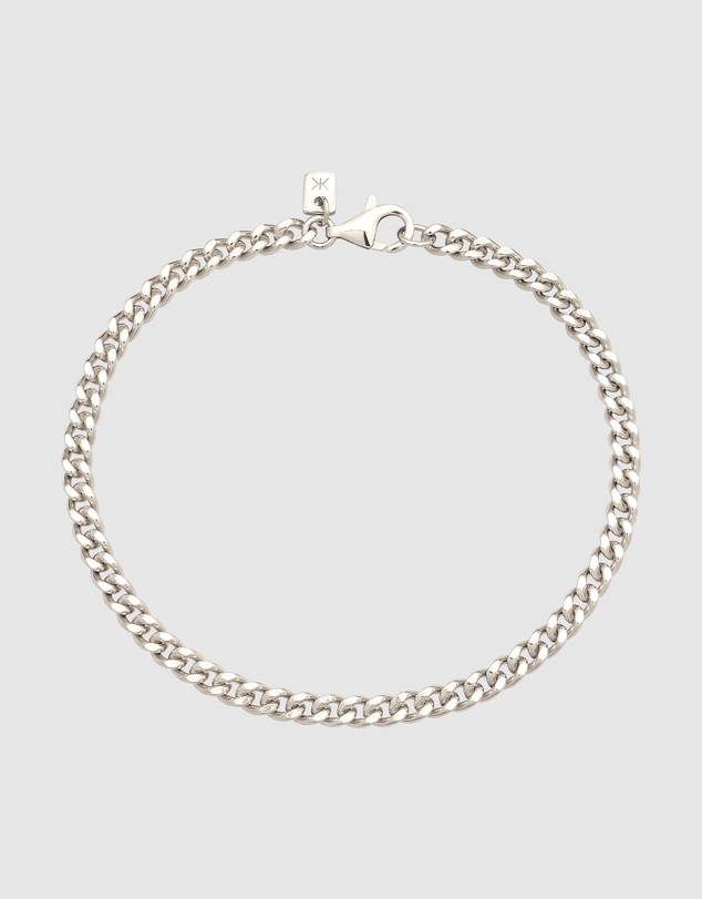 Kuzzoi - ICONIC EXCLUSIVE - Classic Curb Chain Bracelet in 925 Sterling Silver