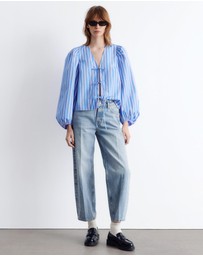 & Other Stories - Tie-Front Blouse