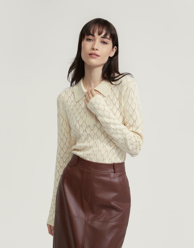 Oxford - Hana Polo Neck Knit