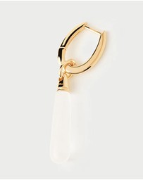 PDPAOLA - Rock Crystal Large Jupiter Earrings