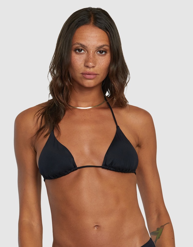 RVCA - Solid Halter Triangle Bikini Top