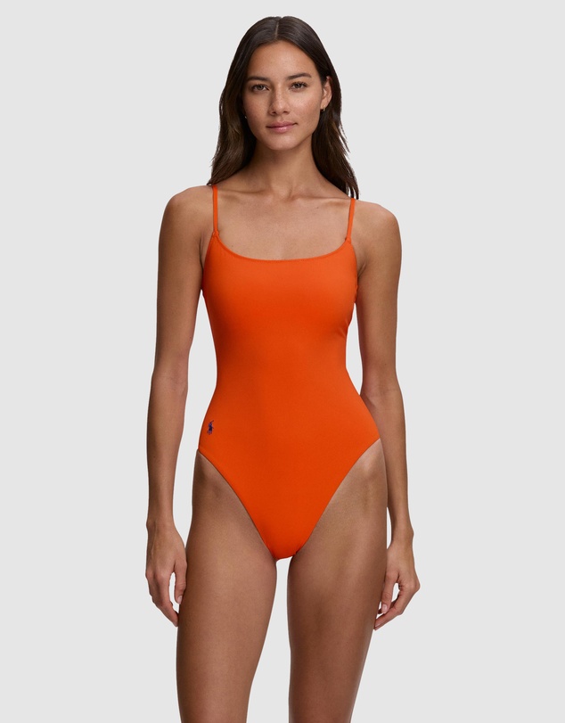 Polo Ralph Lauren - Kennedy Spaghetti Strap One-Piece Swimsuit
