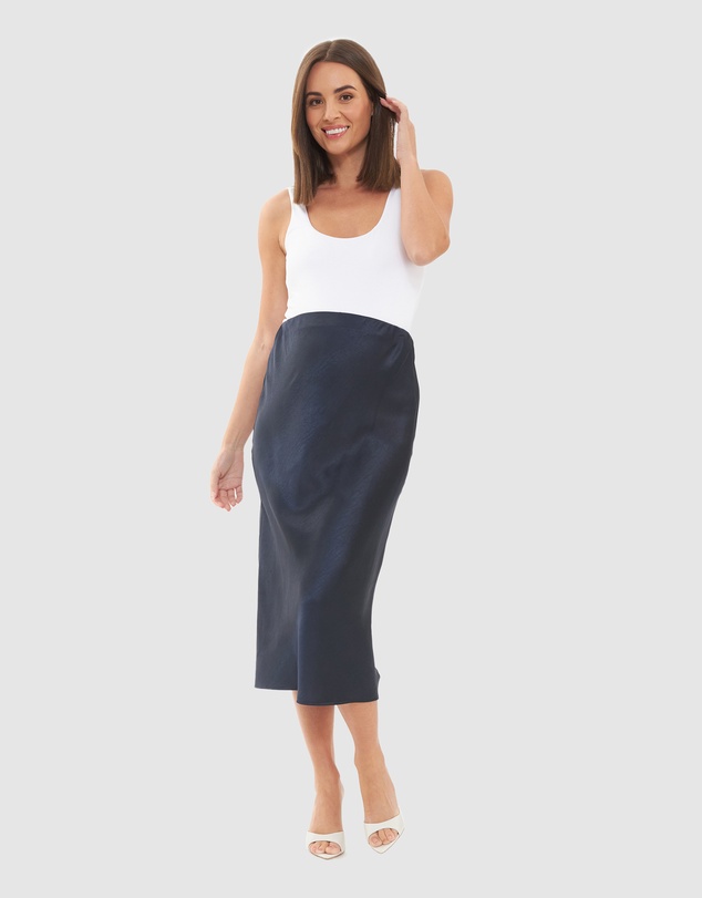 Ripe Maternity - Lexie Satin Skirt