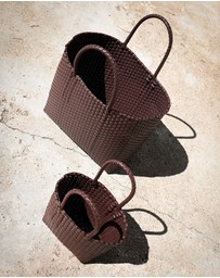 Mimmi Terra - Woven Eco Tote Cioccolato