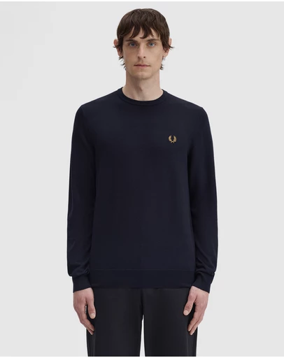 Fred Perry - Classic Crew Neck Jumper