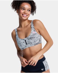 Roxy - Womens Pro Surf Athletic Tri Bikini Top