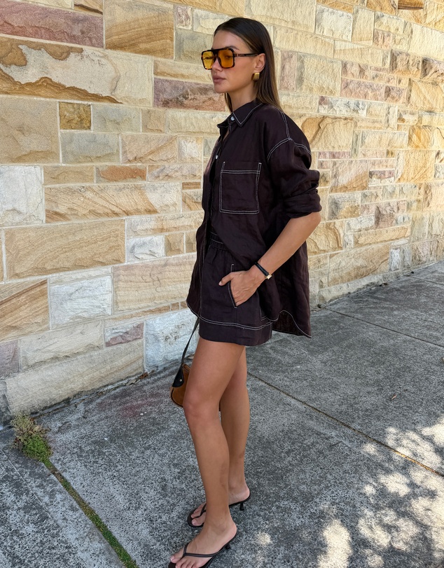 Jag - Gigi Linen Pull On Short