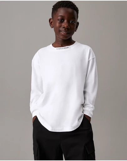 Calvin Klein Jeans - Boys Relaxed Long Sleeve T-Shirt