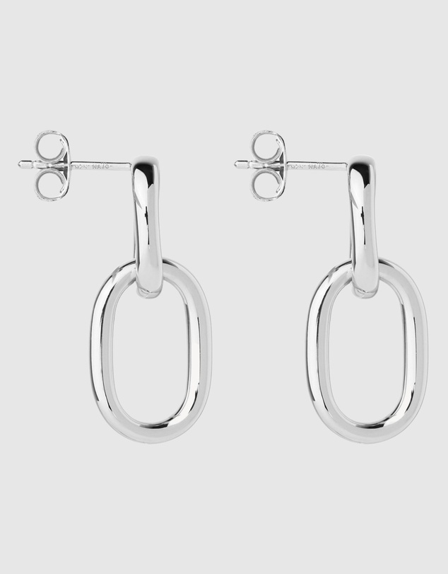 Najo - Mermaid Silver Earrings