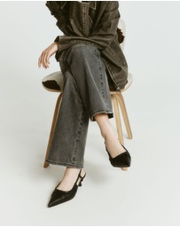 Verali - Lucius Slingback Kitten Heels