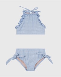 Aqua Blu Kids - Stepping Stones Halter Neck Bikini Set - Kids