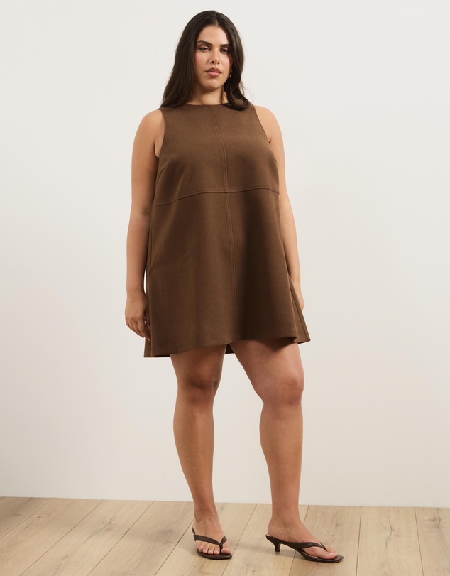 Atmos&Here Curvy - Stephanee Shift Mini Dress