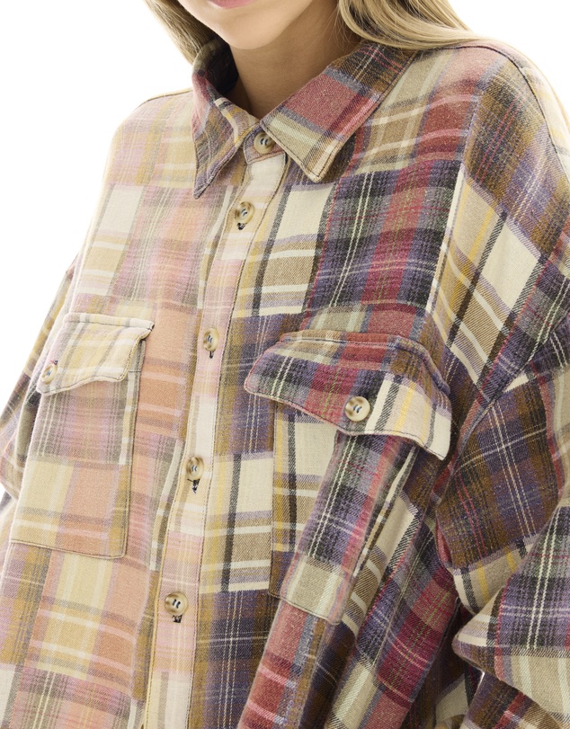 THE TALES - Check Flannel Bonded Jacket