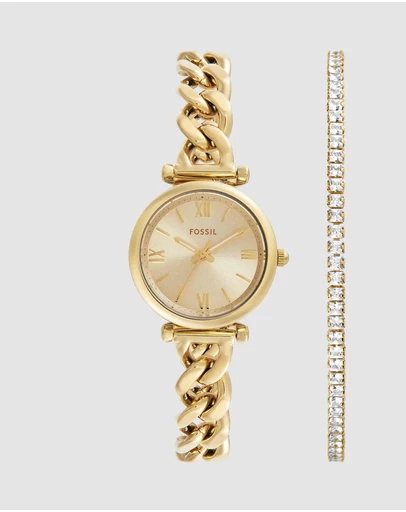 Fossil - Carlie Gold Tone Analogue Watch