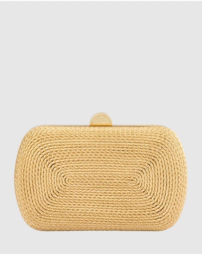 Olga Berg - Martina Coiled Rope Clutch