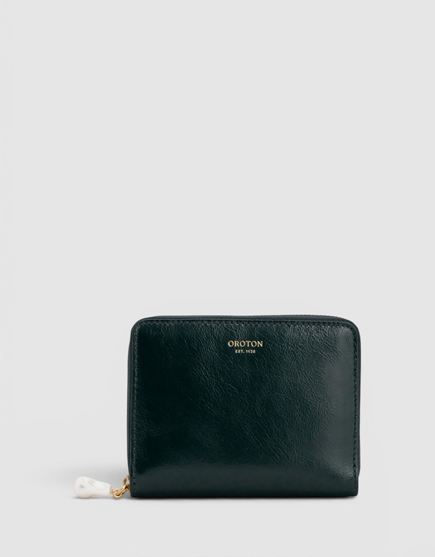 Oroton - Ophelia Medium Zip Around Wallet Crackle