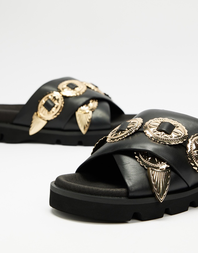 Sol Sana - Concho Footbed Sandals