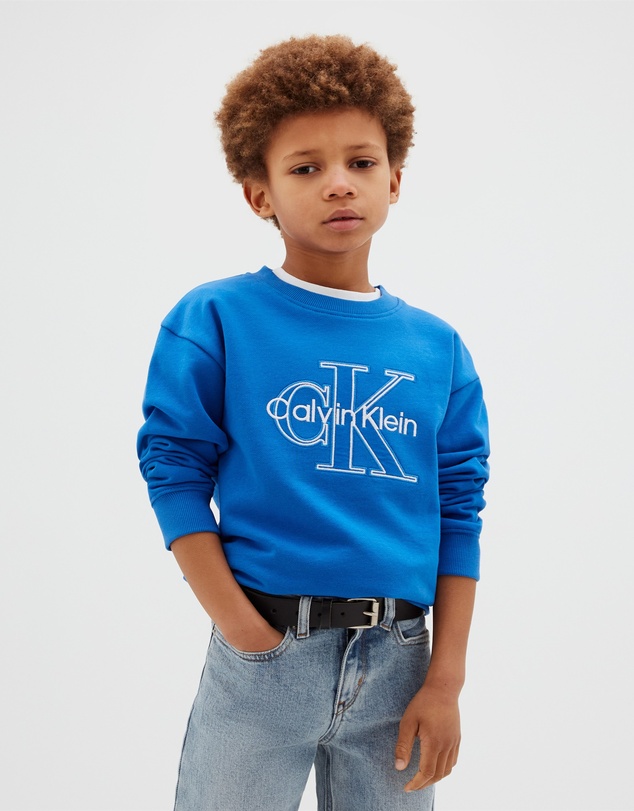 Calvin Klein Jeans - Boys Monologo Terry Sweatshirt
