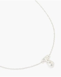 Lovisa - Waterproof Stainless Steel Large Bubble Letter T Necklace