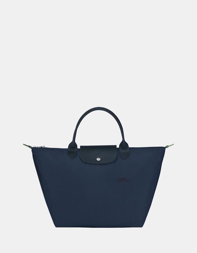 Longchamp - Le Pliage Green Canvas Handbag - Medium