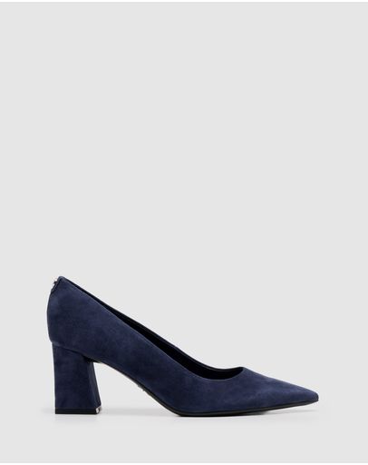 Navy Suede