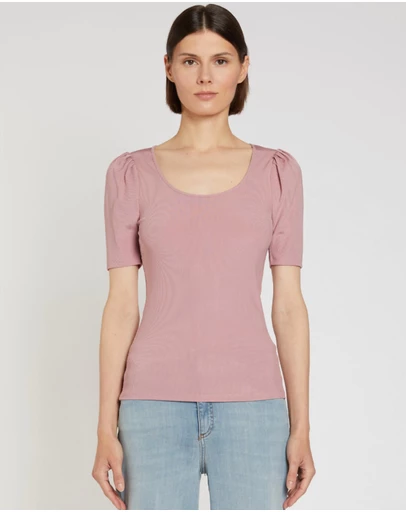 Marella - Glossy Fitted T-Shirt