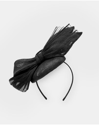 Morgan & Taylor - Illiana Fascinator in Black