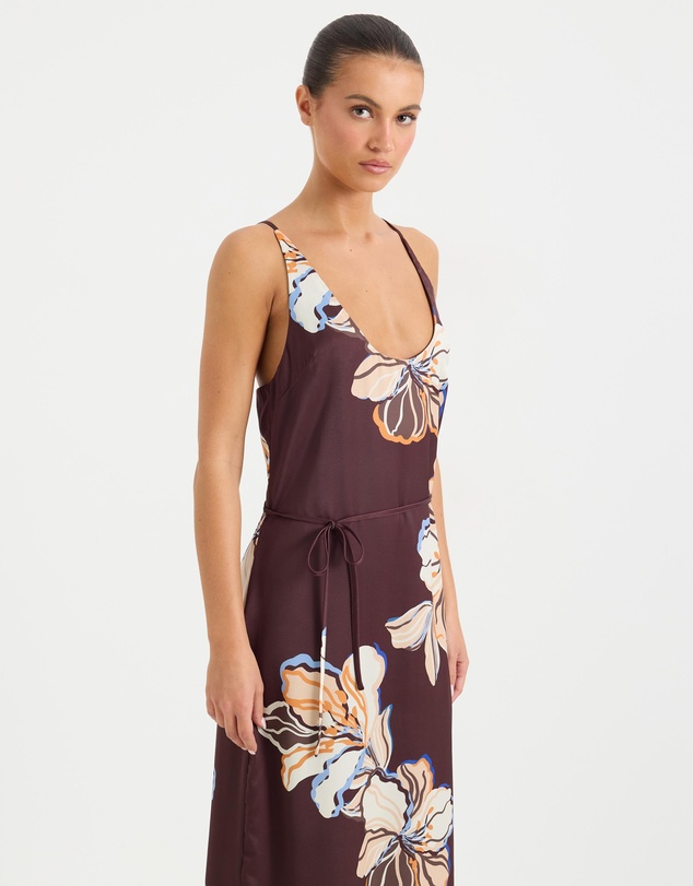 Calli - Julien Scoop Neck Maxi Dress