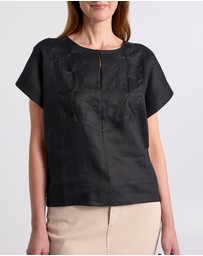 David Lawrence - Andrea Linen Mix Tee