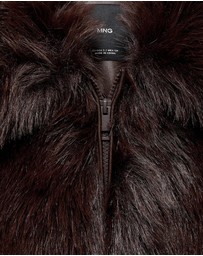 M.N.G - Faux-Fur Jacket With Zip