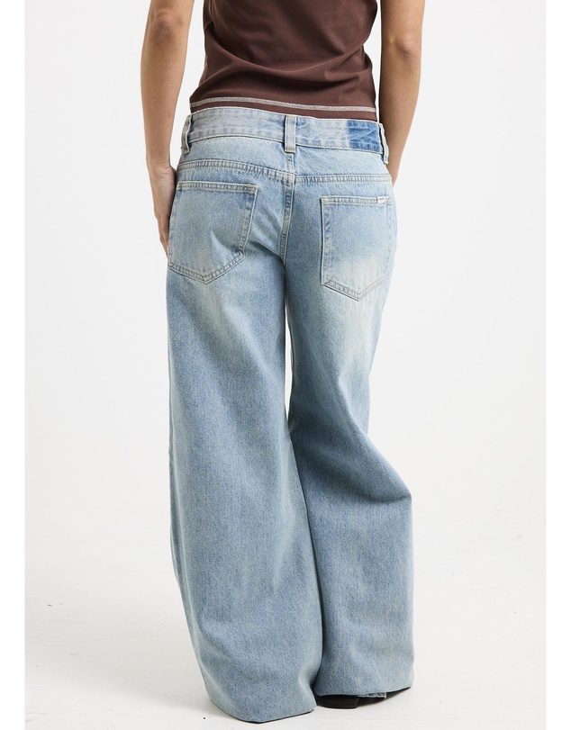 Insight - Elise Low Wide Denim Jeans
