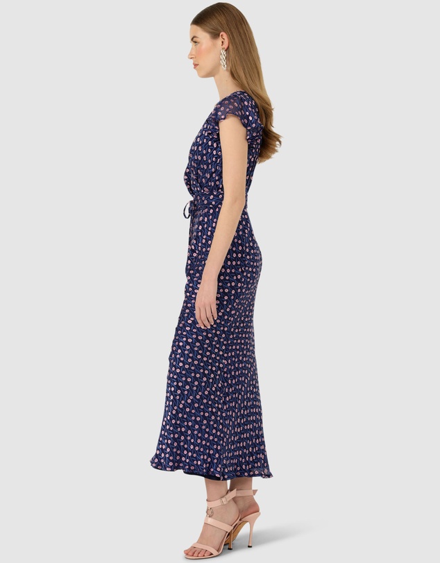 SACHA DRAKE - Fleur De Ly Midi Dress