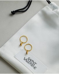 SAINT VALENTINE - Starburst Mini Hoops - Gold