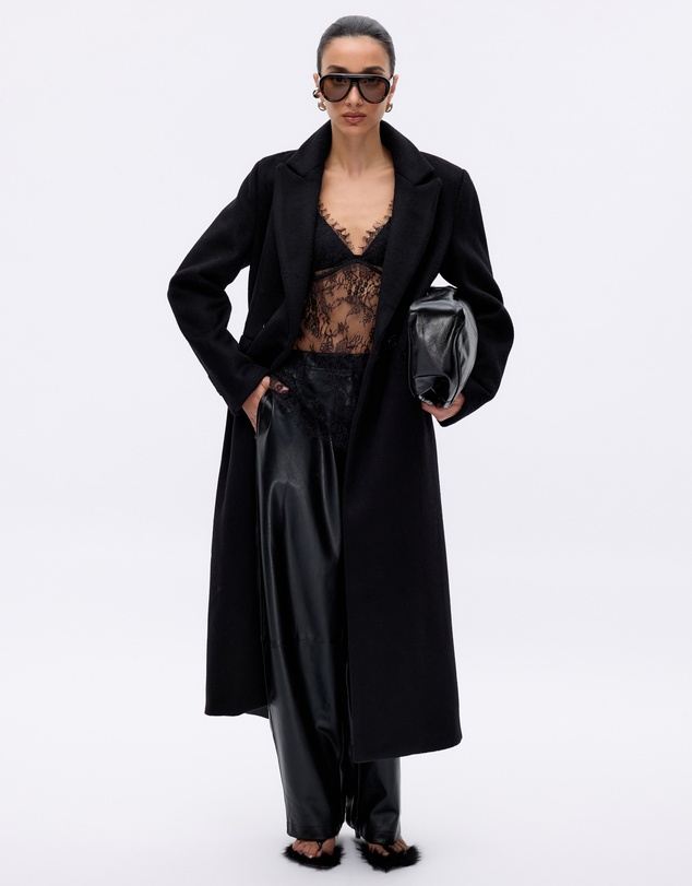 Minima Esenciales - Maren Brushed Wool Long Coat