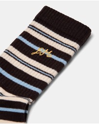 Damson Madder - Calf Length Socks