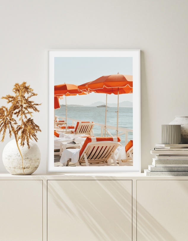 Olive et Oriel - Antibes May, 1972 I Art Print