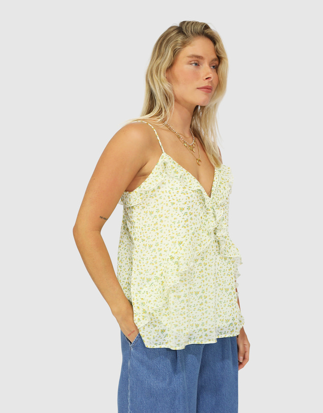 Belle & Bloom - Milkshake Ruffle Cami