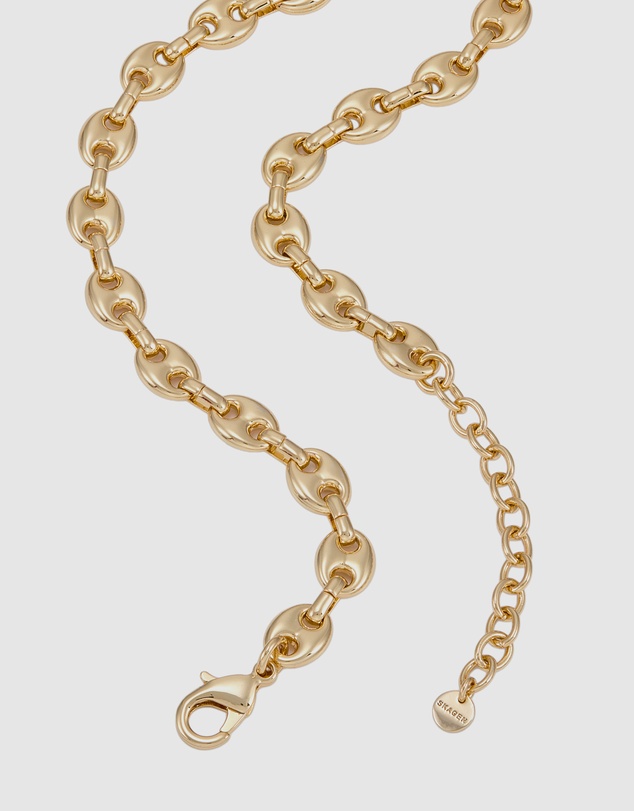 Skagen - Moderne Stak Gold Necklace