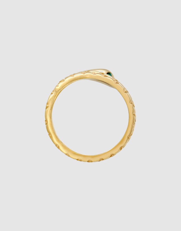 Elli Jewelry - Crystal Band Ring in Gold-Plated 925 Silver