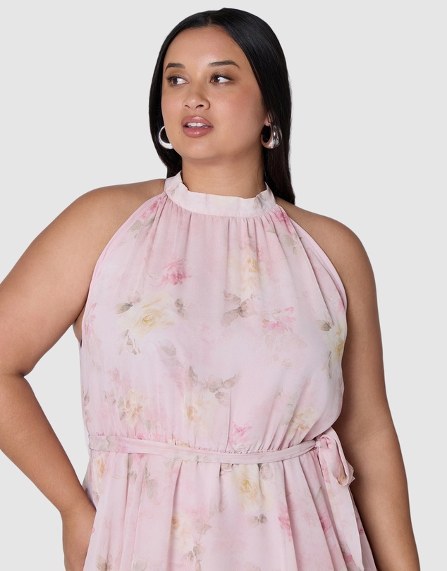 Pink Dusk by Curve Project - Adore Maxi Dress